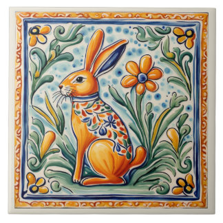 Hare Rabbit Mediterrâneo Coelhinhos Folha Arte Ani