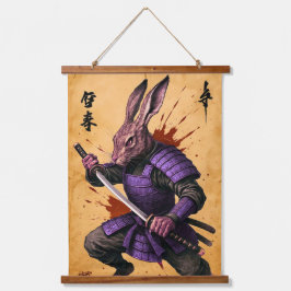 Hare Samurai - Rabbit Warrior - Tinta Japonesa