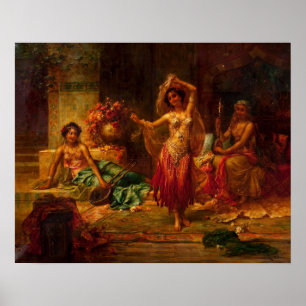 Harem Entertainers por Hans Zatzka - poster