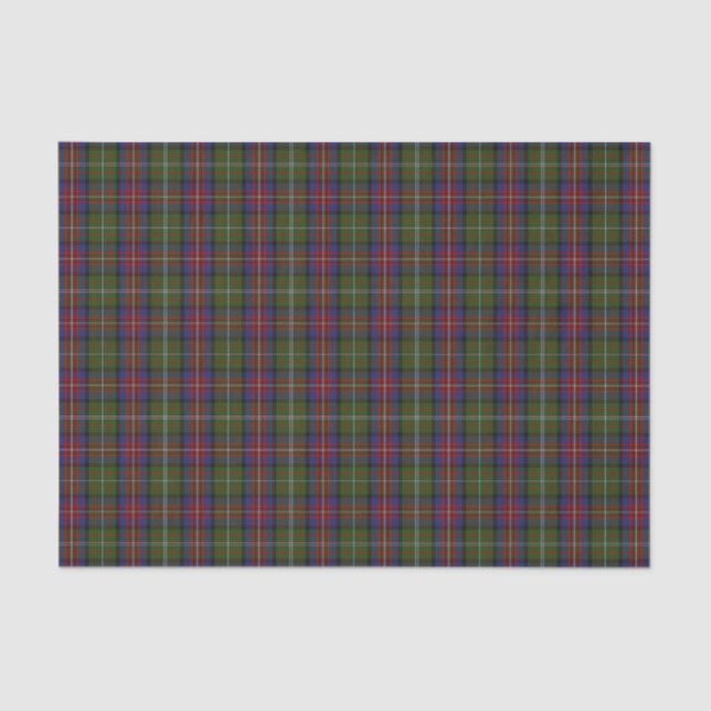 Hargis Tartan - Papel Tecido de Xadrez (Frente )