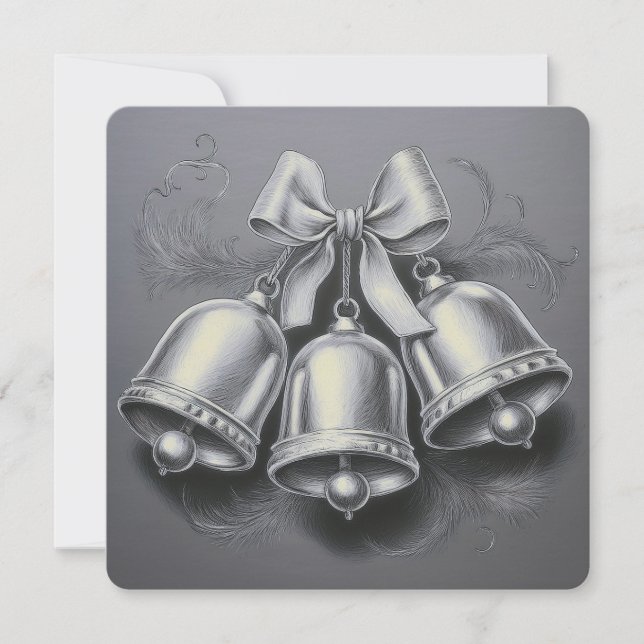 Hark, como os Bells: Um Cartão de Natal Minimalist (Frente)