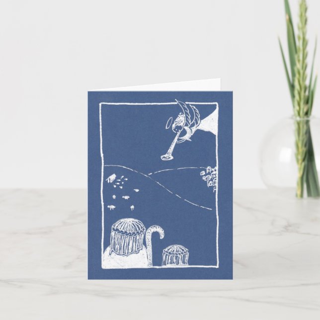 Hark, o cartão de Natal dos Anjos Arald (Frente)