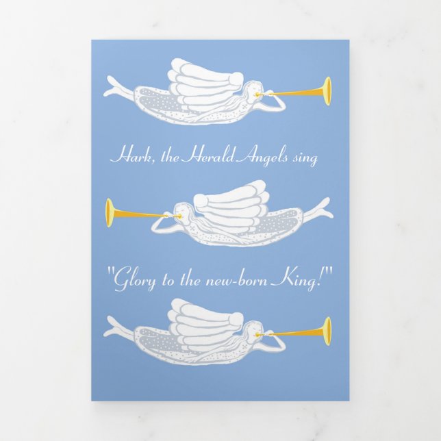 Hark, os anjos do Herald cantam o cartão de Natal (Cobrir)