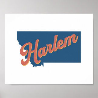 Harlem, impressão do estado de Montana