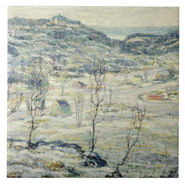 Harlem Valley, no inverno (cena de Nova Iorque) (Frente)