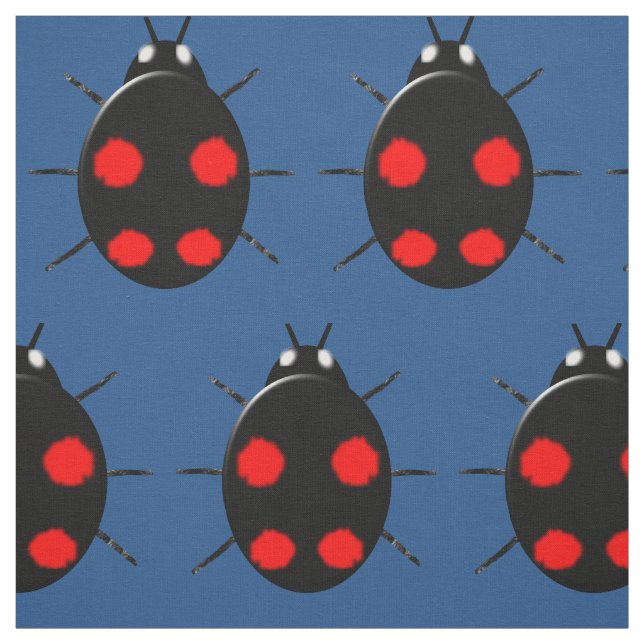 Harlequin Ladybug Tecido de Artesanato Padrão (Modelo)