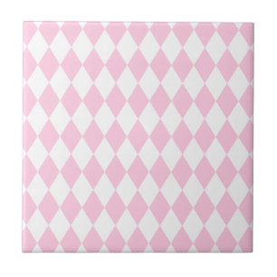 Harlequin rosa e branco