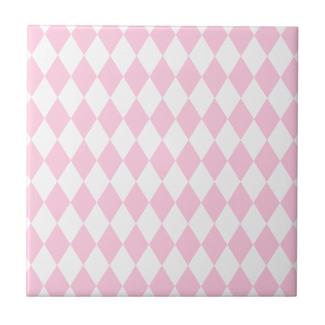Harlequin rosa e branco (Frente)