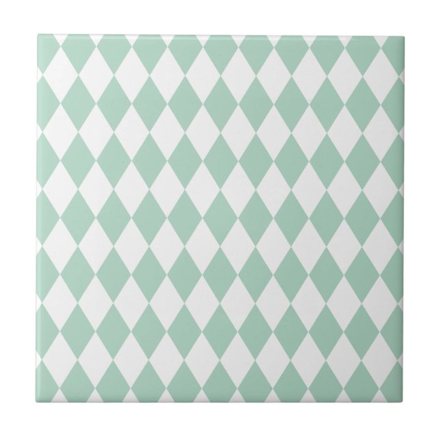 Harlequin Seafoam e branco (Frente)
