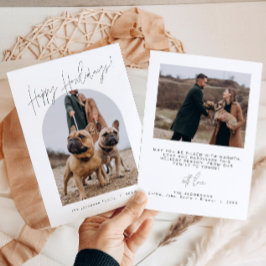 HARLOW Modern Howlidays Cães Cartão de Natal