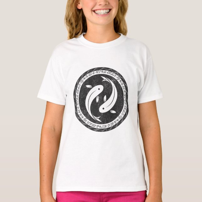 Harmonia: Camisa De Peixe De Yin-Yang (Frente)