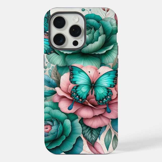 Harmonia da Primavera: Borboleta e Floral  (Verso)
