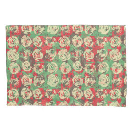 Harmonia de Tinta e Rosas - Padrão sem costura