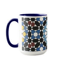 Harmonia em Azulejos – Caneca Geométrica Marroquin