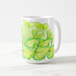 "Harmonia em Verde" em uma caneca clássica