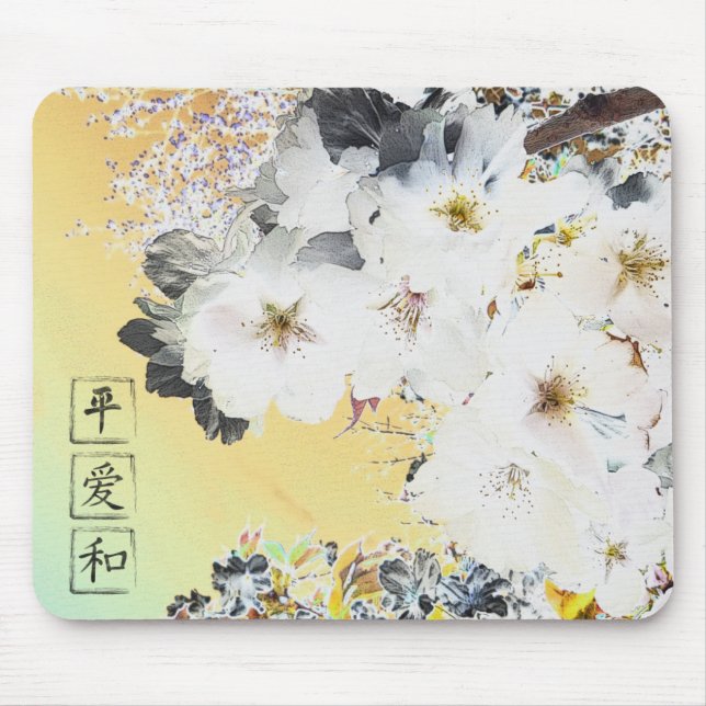 Harmonia Mousepad do amor da paz (Frente)