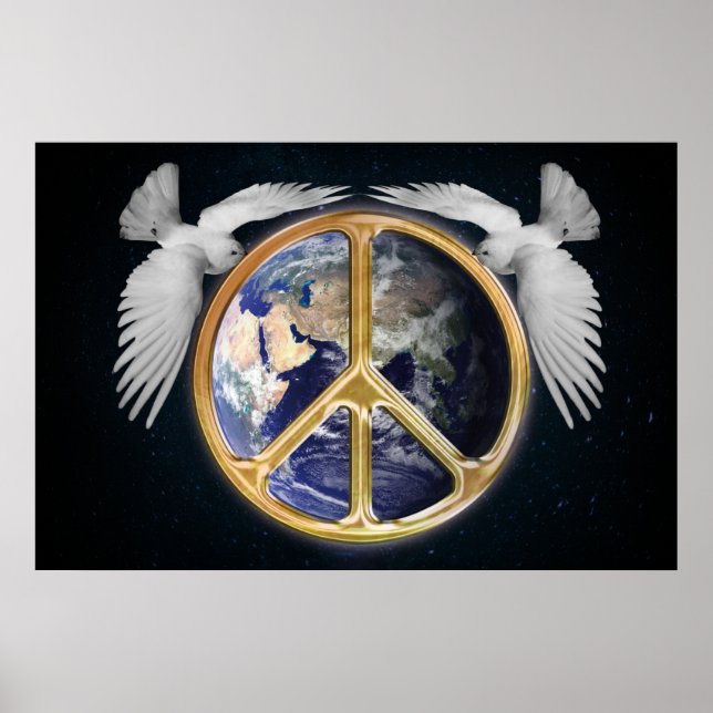 Harmonia Mundo da Paz Poster (Frente)