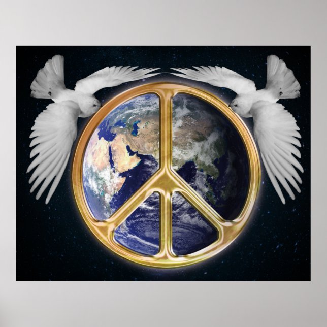 Harmonia Mundo da Paz Poster (Frente)