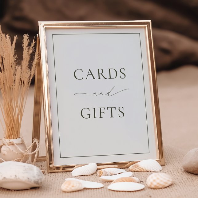 HARMONY Olive Green Cards and Gifts Poster (Criador carregado)