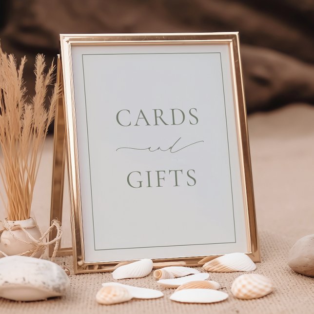 HARMONY Sage Green Cards and Gifts Poster (Criador carregado)