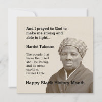 HARRIET TUBMAN Cotação Personalizada Escritura Mot