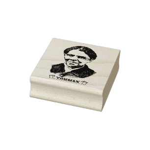 Harriet Tubman em seu carimbo de borracha de 20