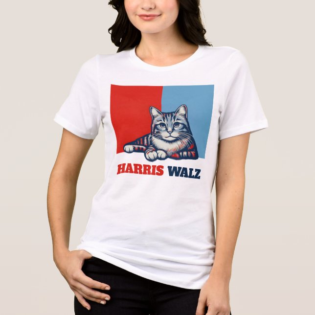 Harris Walz 2024 obviamente Cat (Frente)