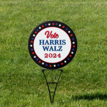 Harris Walz Vota 2024 Símbolo de Eleição Democrata