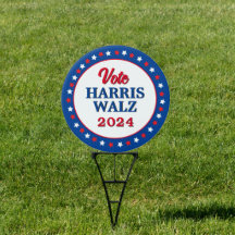 Harris Walz Vota 2024 Símbolo de Eleição Democrata