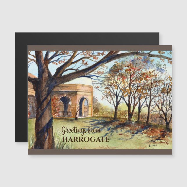 Harrogate dos Jardins do Vale por Farida Greenfiel (Frente/Verso)