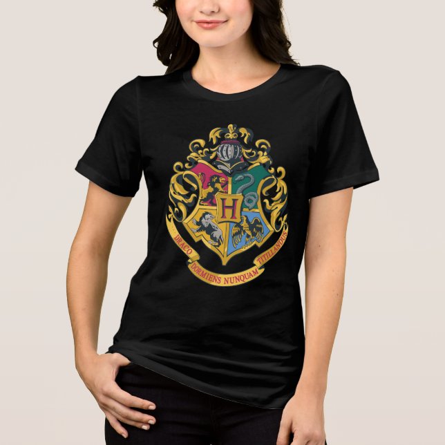 Harry Potter | Brasão de Hogwarts - Cor Completa (Frente)