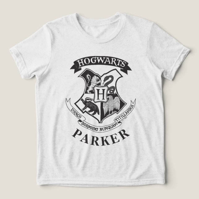 Harry Potter | Brasão Retro de Hogwarts (Design frontal)