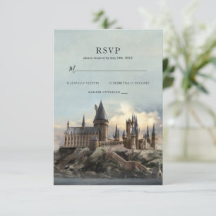 Harry Potter Convite de Resposta para Casamento