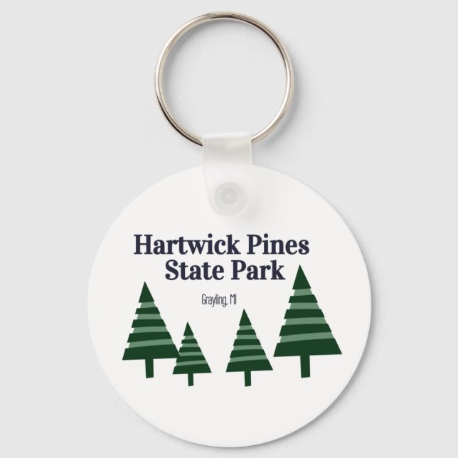 Hartwick Pines State Park Chaveiro (Frente)