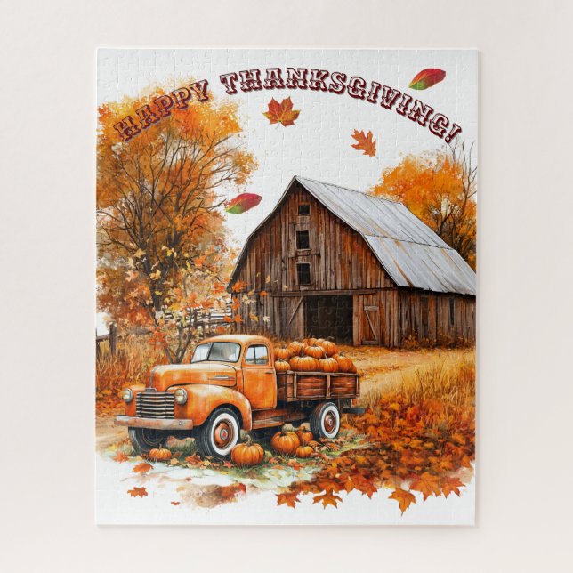 Harvest Haul: O Quebra-cabeça do Caminhão de Pumpk (Vertical)