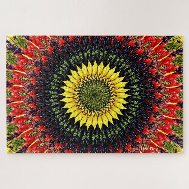 Harvest Sunflower Jigsera Quebra-cabeça (Horizontal)