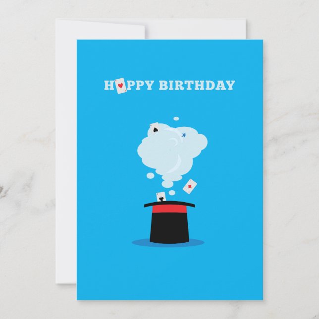 Hat e Play Cartões do Mágico (Frente)