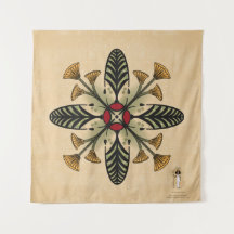 Hathor, O Ouro Um Tapeçaria