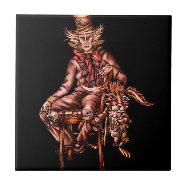 Hatter louco com o desenho da lebre de março (Frente)