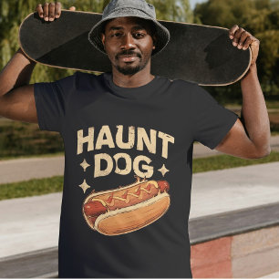 Haunt Dog Dia de as Bruxas engraçado Hot Dog