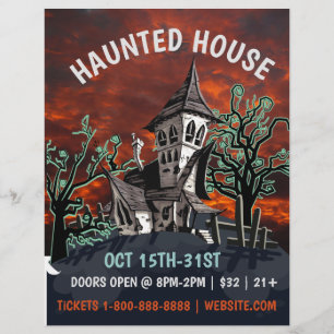 Haunted House Event Flyer