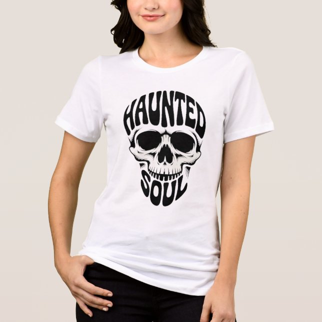 Haunted Soul Skull Typography (Frente)