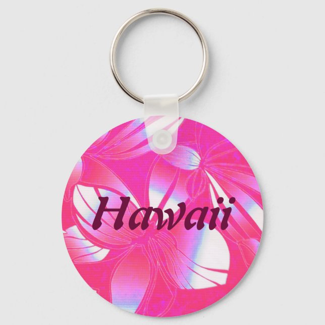 Havaiana - Impressão Rosa Chaveiro (Frente)