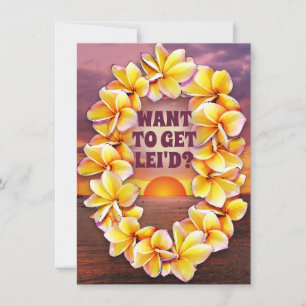 Havaiano Luau (texto personalizável)