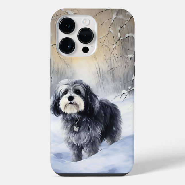 Havanese Deixe Nevar Natal (Verso)