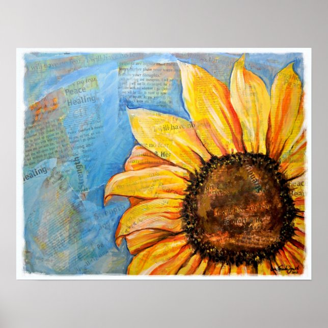 Have No Fear Sunflower Poster (Frente)
