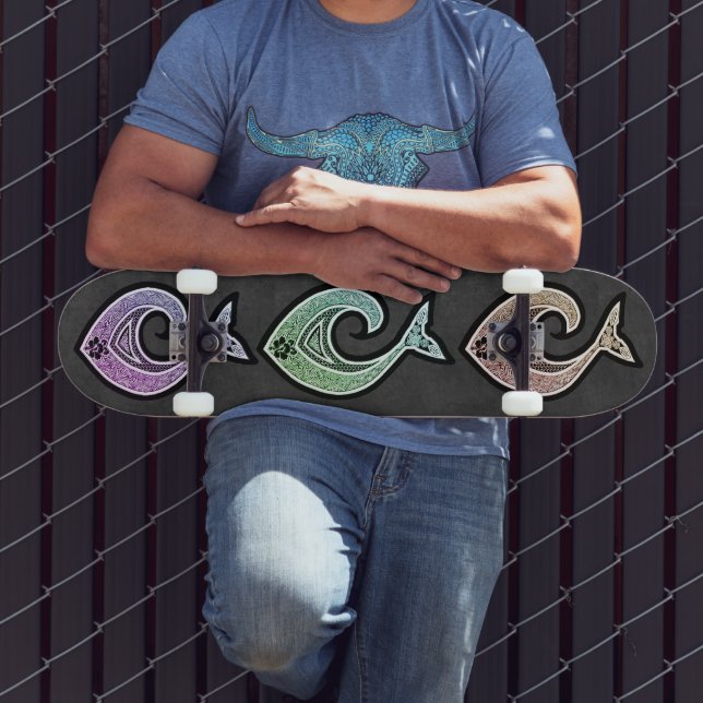 Hawaiai Fish Hook Skateboard (Ao ar livre 3)