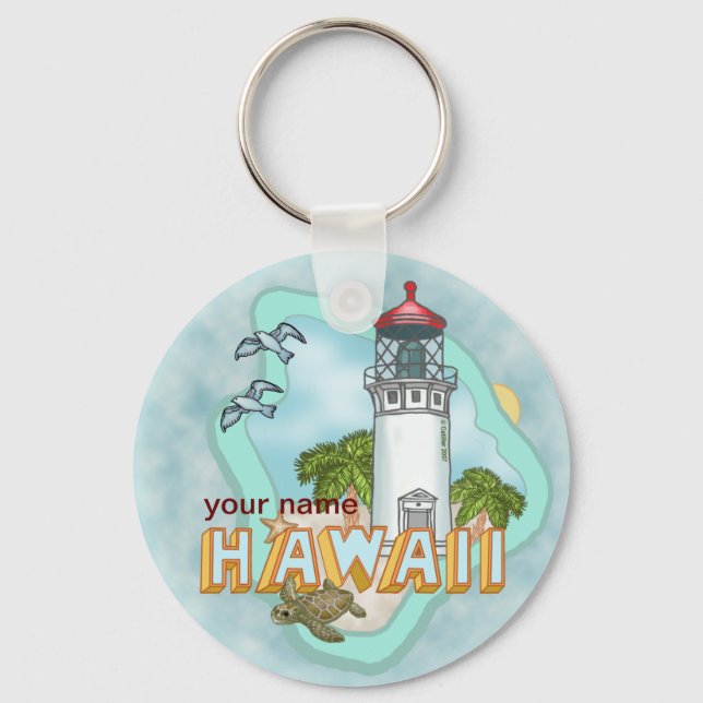 Hawaii Lighthouse chaveiro (Frente)