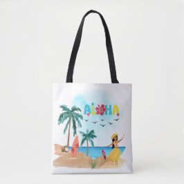 Hawaiian Aloha Vibes Tote Bag