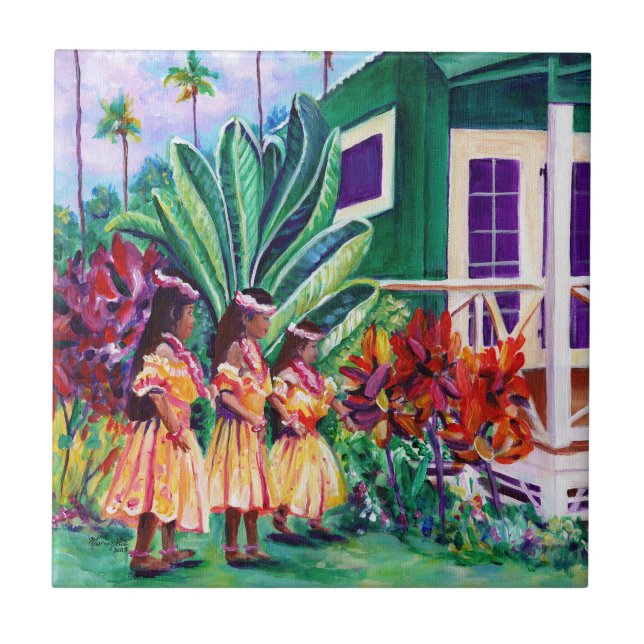 Hawaiian Keiki Hula Girls (Frente)